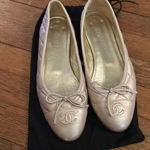 Chanel Quilted Ballet Flats
